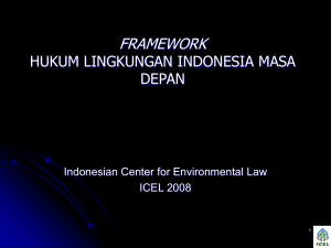 perkembangan hukum dan kebijakan lingkungan