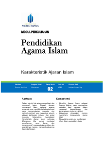 Karakteristik Ajaran Islam