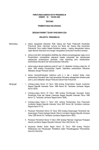 pembentukan kelurahan - Pemerintah Kota Prabumulih
