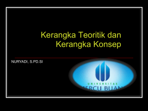 KERANGKA TEORITIK DAN KERANGKA KONSEP