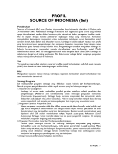 PROFIL SOURCE OF INDONESIA (SOI)