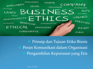 2 TM – Prinsip Tujuan Etika Bisnis, GCG