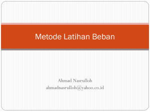 Metode Latihan Gym Machine