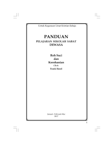 panduan - Gereja SDA Peringkat Lima