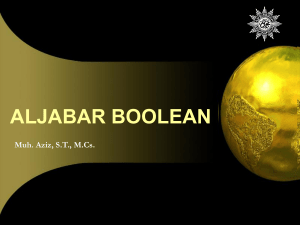 Aljabar Boolean-1