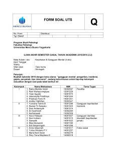 FORM SOAL UTS Q - Universitas Mercu Buana Yogyakarta