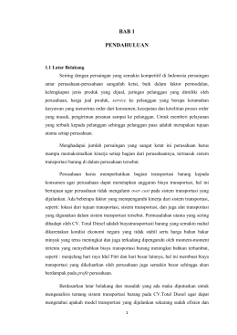 Laporan akhir pemeliharaan generator set (genset)