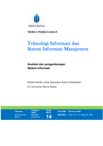 Modul Teknologi Informasi dan Sistem Informasi Manajemen [TM14].