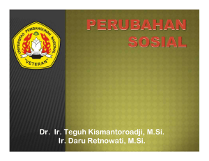Dr. Ir. Teguh Kismantoroadji, M.Si. Ir. Daru Retnowati, M.Si.