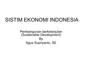 sistim ekonomi indonesia