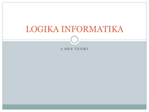 LOGIKA INFORMATIKA