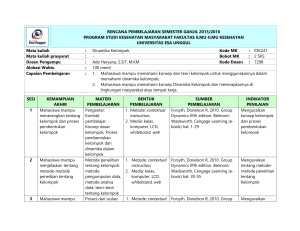 GARIS BESAR PROGRAM PENGAJARAN