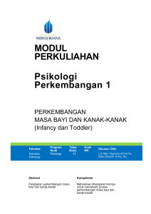 Modul Psikologi Perkembangan 1 [TM12].