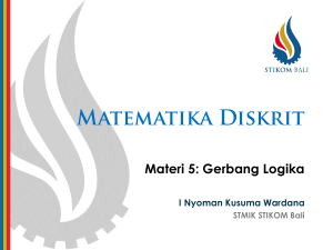 Matematika Diskrit I - I Nyoman Kusuma Wardana