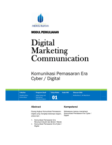 Digital Marketing Communication