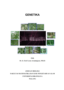 genetika - Universitas Brawijaya