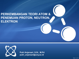 2 Perkembangan Teori Atom