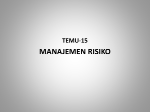Manajemen Risiko - E