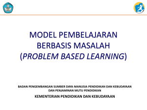 2.2.2 Problem Based Learning