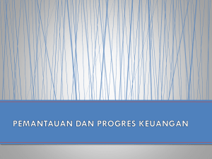 pemantauan dan progres keuangan