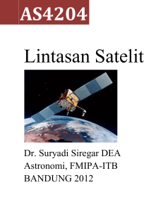 AS4204 Lintasan Satelit - FMIPA Personal Blogs