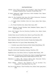97 DAFTAR PUSTAKA Achmadi, “Islam Sebagai Paradigma Ilmu
