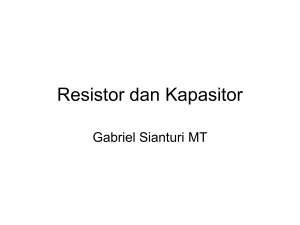 resistor,kapasitor