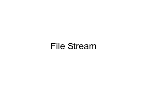 11. File Stream