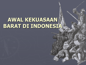 awal kekuasaan barat di indonesia