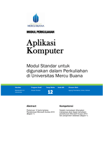 Modul Aplikasi Komputer [TM12]