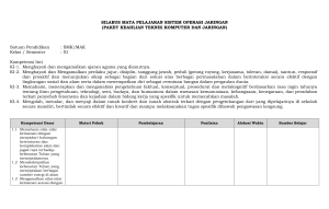 Sistem Operasi Jaringan