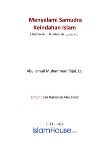 Menyelami Samudra Keindahan Islam PDF