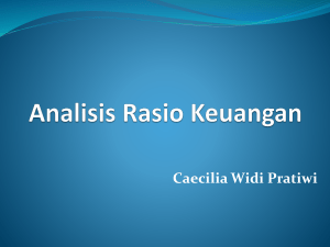 Analisis Rasio Keuangan - Official Site of CAECILIA WIDI PRATIWI