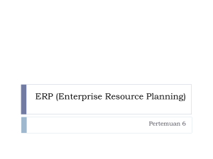 ERP (Enterprise Resource Planning) - E