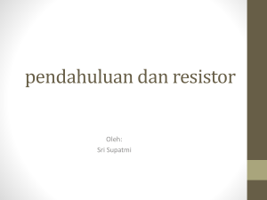 pendahuluan dan resistor