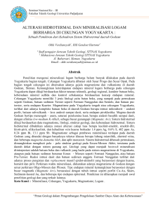 alterasi hidrotermal dan mineralisasi logam berharga