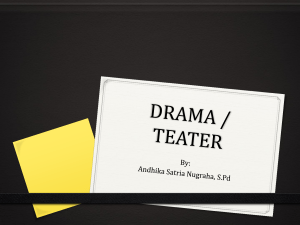 DRAMA / TEATER