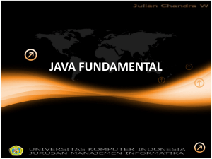 Operator Aritmatika pada Java