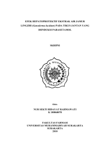 Ganoderma lucidum - Universitas Muhammadiyah Surakarta