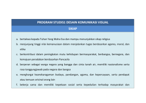 program studis1 desain komunikasi visual sikap