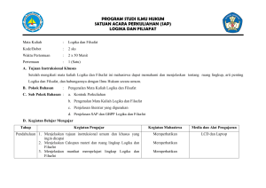 program studi ilmu hukum satuan acara perkuliahan (sap) logika