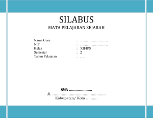 silabus - Guru Pembaharu