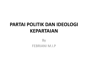 partai politik dan ideologi