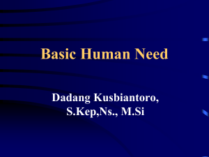 Basic Human Need