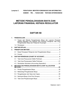 Cost Allocation and Reporting Manual