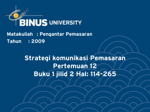 Title Goes Here - Binus Repository