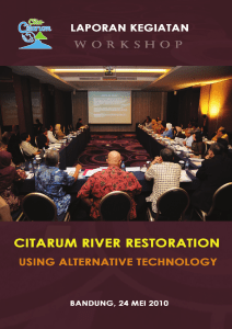 citarum river restoration using alternative technology - Cita