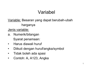 Variabel