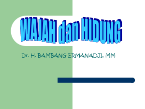 wajah dan hidung - (Poltekkes) dr. Soepraoen Malang