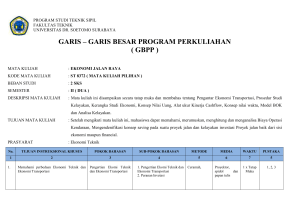 garis * garis besar program perkuliahan